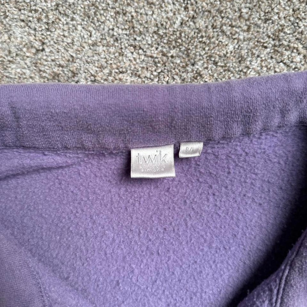 TWIK PALE PURPLE COLLARED SWEATSHIRT - Picture 4 of 5